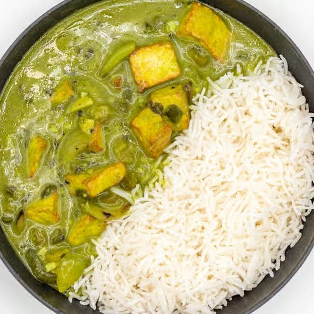 Green chili entrée.