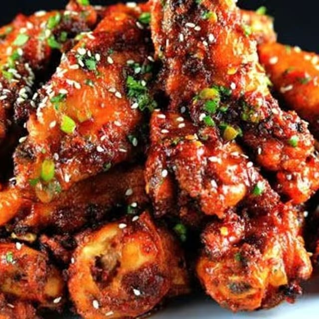 Sweet ginger garlic entrée.