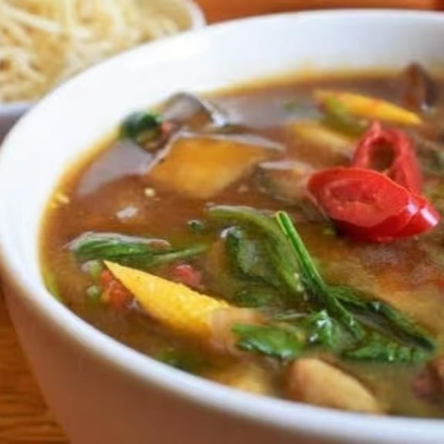 Sweet & sour entrée.