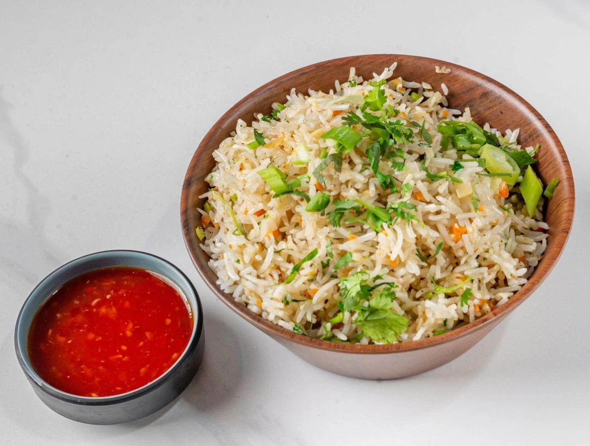 Burnt garlic fried rice family pack.