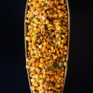 Corn chaat patta