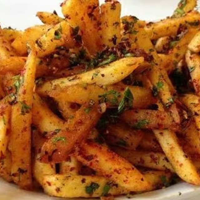 Potato strings.